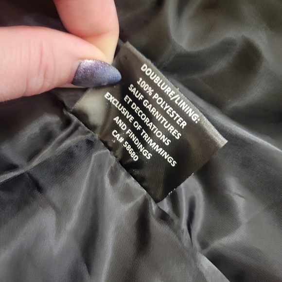 Bod & Christensen Red Oversized Irida Leather Moto Jacket - Picture 12 of 12